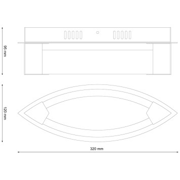 Бра Lucia Tucci Modena W172.1 Small LED320-1