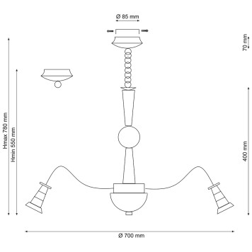 Люстра Lucia Tucci Natura 071.8 Led-1