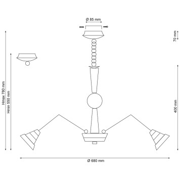 Люстра Lucia Tucci Natura 072.8 Led-1
