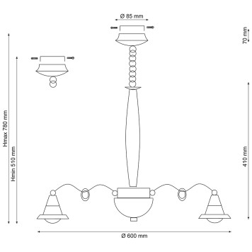 Люстра Lucia Tucci Natura 154.6-1