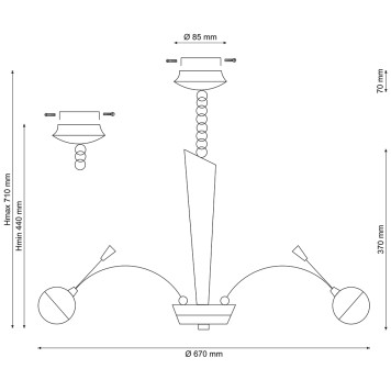 Люстра Lucia Tucci Natura 155.8-1