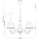 Люстра Lucia Tucci Oria 144.5 white