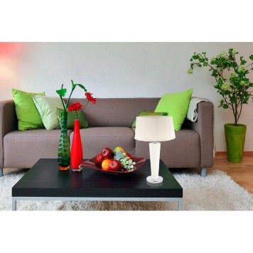 Лампа настольная Lucia Tucci Pelle Bianca T119.1-2