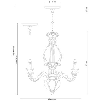 Люстра Lucia Tucci Pietra Isola 133.6-1