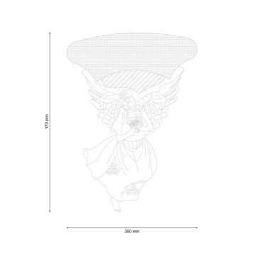 Бра Lucia Tucci Pietra Isola W2030.1R-1