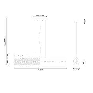 Люстра Lucia Tucci Rumba 1053.6 chrome-2