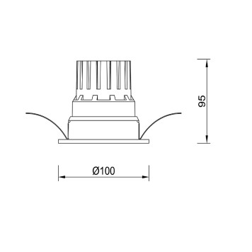 Светильник точечный Lucia Tucci Solo 132.1-12W-WT-3