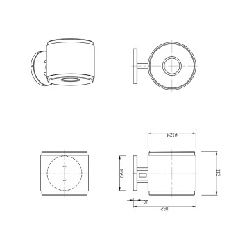 Бра Lucia Tucci Tube W5630.2 gold-1