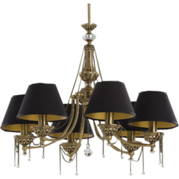 Люстра Kutek Lugano LUG-ZW-6(P/A)-2