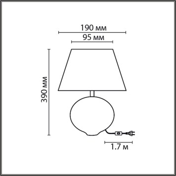 Лампа настольная Lumion Tapala 8139/1Т-4