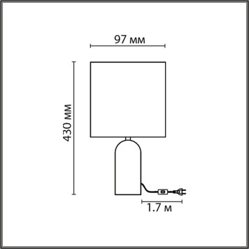 Лампа настольная Lumion Akivi 8146/1Т-6