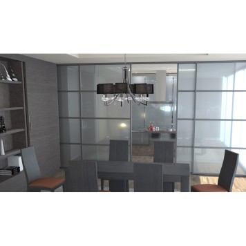 Люстра Mantra Akira Pantalla Negra 0780-2