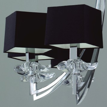 Люстра Mantra Akira Pantalla Negra 0780-5