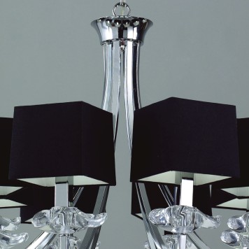 Люстра Mantra Akira Pantalla Negra 0780-6