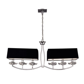 Люстра Mantra Akira Pantalla Negra 0781