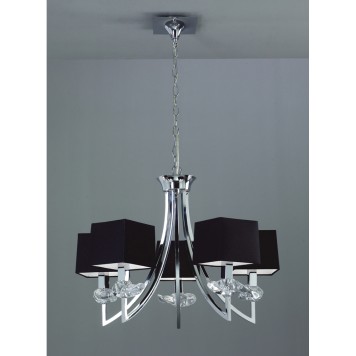 Люстра Mantra Akira Pantalla Negra 0782-1