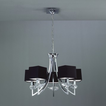 Люстра Mantra Akira Pantalla Negra 0782-4