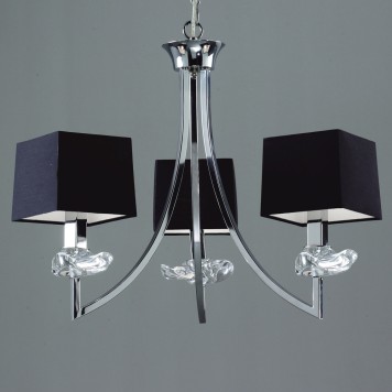 Люстра Mantra Akira Pantalla Negra 0783-3