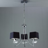 Люстра Mantra Akira Pantalla Negra 0783