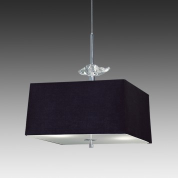 Люстра Mantra Akira Pantalla Negra 0784-1