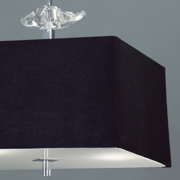 Люстра Mantra Akira Pantalla Negra 0784-5