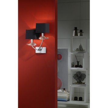 Бра Mantra Akira Pantalla Negra 0787-1