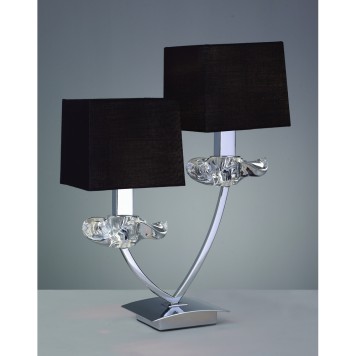 Лампа настольная Mantra Akira Pantalla Negra 0790