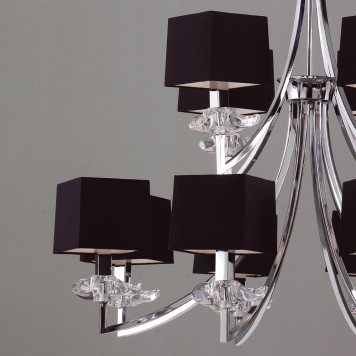 Люстра Mantra Akira Pantalla Negra 0792-3