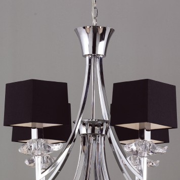 Люстра Mantra Akira Pantalla Negra 0792-5