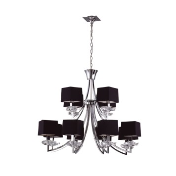 Люстра Mantra Akira Pantalla Negra 0792