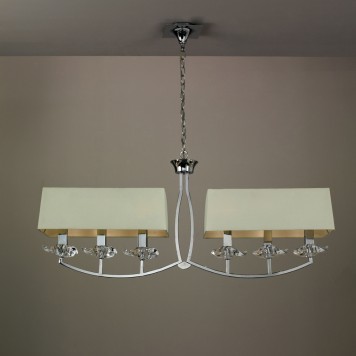Люстра Mantra Akira Pantalla Crema 0931-8