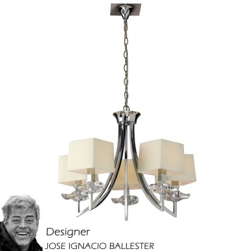 Люстра Mantra Akira Pantalla Crema 0932-3