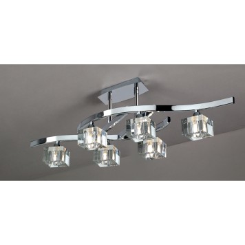 Светильник потолочный Mantra Cuadrax Cromo Optico 0960-1