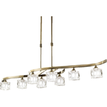 Люстра Mantra Cuadrax Cuero 0996-1