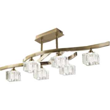 Светильник потолочный Mantra Cuadrax Cuero Optico 1100-1