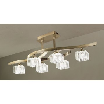 Светильник потолочный Mantra Cuadrax Cuero Optico 1100