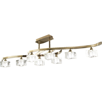 Светильник потолочный Mantra Cuadrax Cuero Optico 1101-1