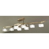 Светильник потолочный Mantra Cuadrax Cuero Optico 1101