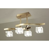 Светильник потолочный Mantra Cuadrax Cuero Optico 1107