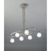 Люстра Mantra Loop Niquel Satinado 1811