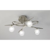 Светильник потолочный Mantra Loop Niquel Satinado 1813