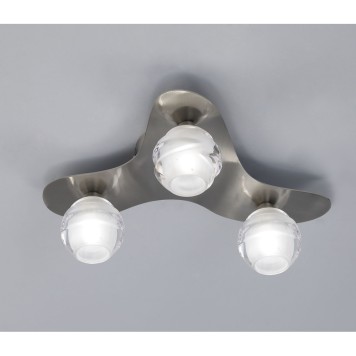 Светильник потолочный Mantra Loop Niquel Satinado 1818