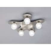 Светильник потолочный Mantra Loop Niquel Satinado 1819