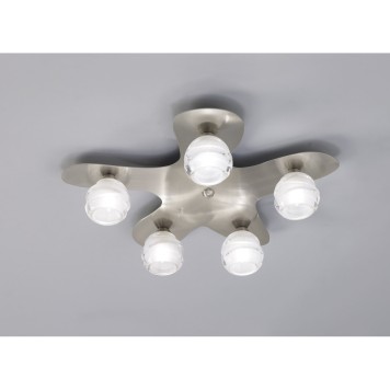 Светильник потолочный Mantra Loop Niquel Satinado 1819