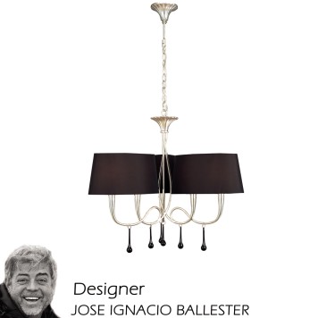 Люстра Mantra Paola Pan Plata 3530-1