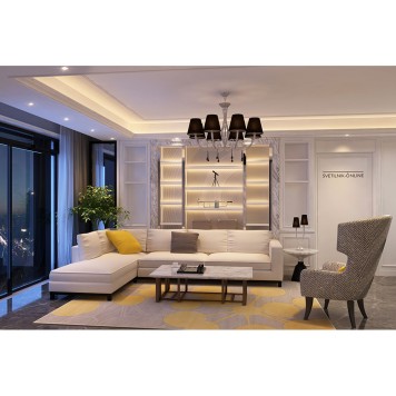 Лампа настольная Mantra Paola Pan Plata 3536-2