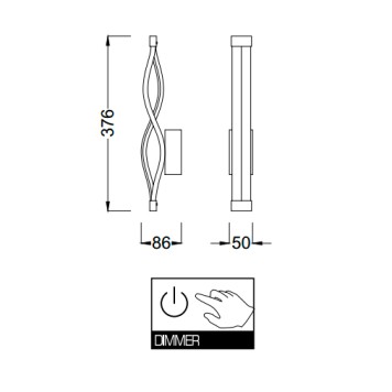 Бра Mantra Sahara 4867-3