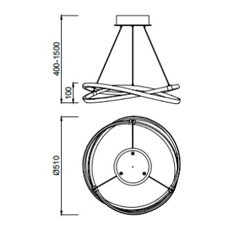 Люстра Mantra Infinity Chrome 5380-5