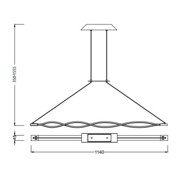 Люстра Mantra Sahara Brown Oxide 5400-11