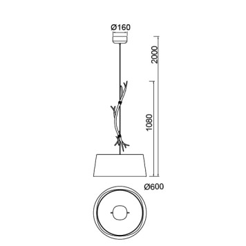 Люстра Mantra Sabina 6178-1
